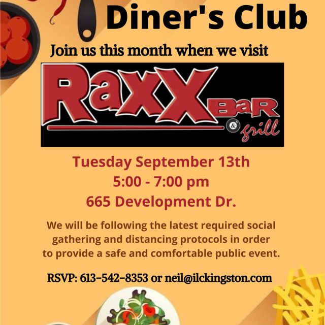 Diner&#8217;s Club September 13th