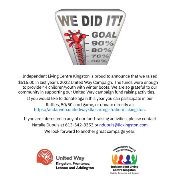 United Way Fundraising Goal